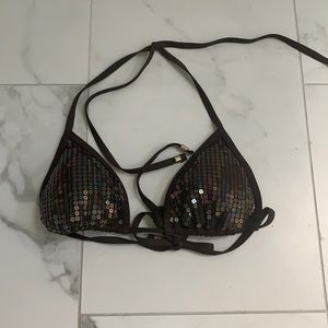 H&M Sparkly Bikini Top